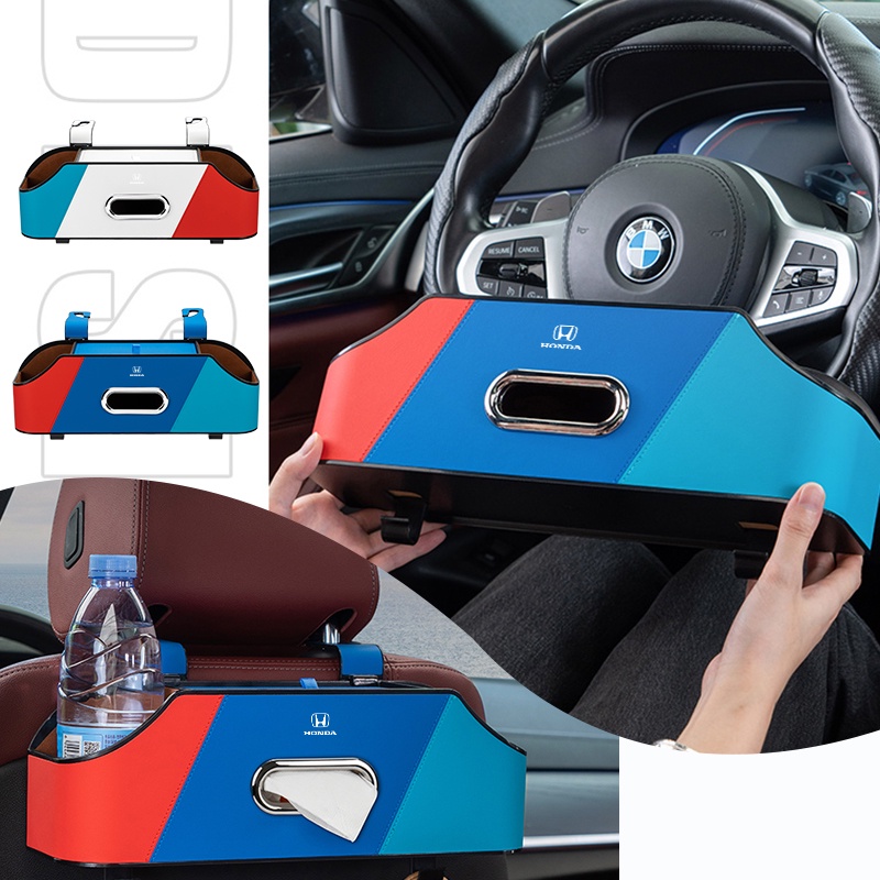 Hộp Đựng Cốc Nước / Khăn Giấy Đa Năng Gắn Ghế Sau Xe Hơi honda fit jazz / cbr hrv cb500x odyssey vezel pilot