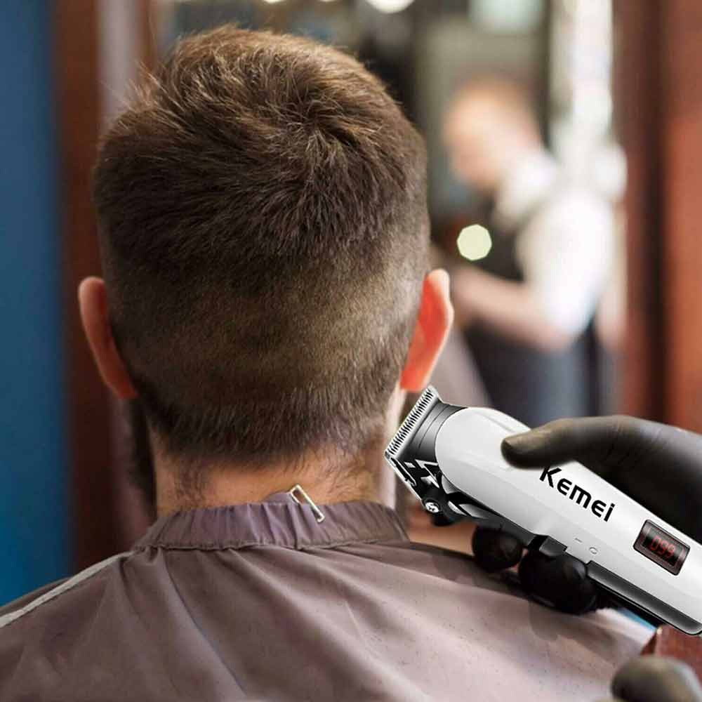 Kemei Professional Hair Clipper Combo Cordless Trimmer Shaver Hair Cutting Machine Men Razor KM-809A