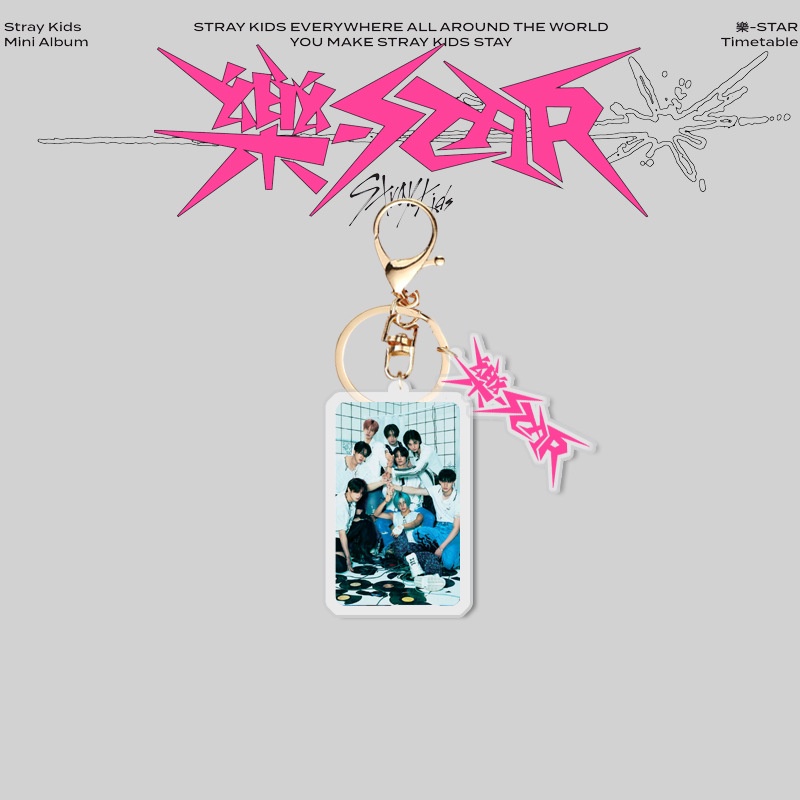 Móc Khóa Túi Xách Hình kpop stray kids le-star Tên skz bangchan felix chang bin