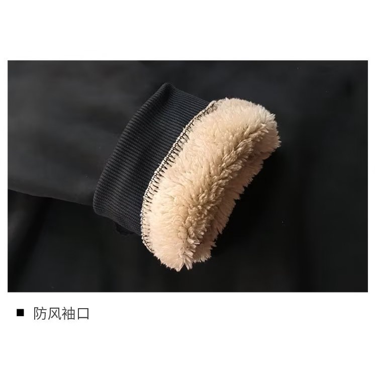 Áo sweater Lông Cừu Dày Dặn Cổ Tròn Màu Trơn Thời Trang Thu Đông Cho Nam Giới Size m-5xl