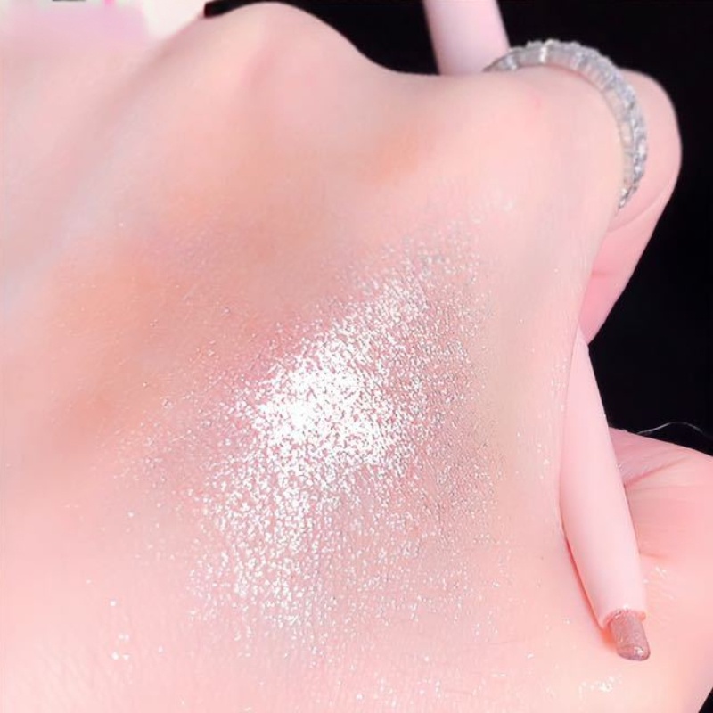 Famoty Bút Phấn Mắt Bắt Sáng Ánh Ngọc Trai 5 Màu Lì Mịn Như Lụa Chống Nước Chống Mồ Hôi Độ Bóng Cao