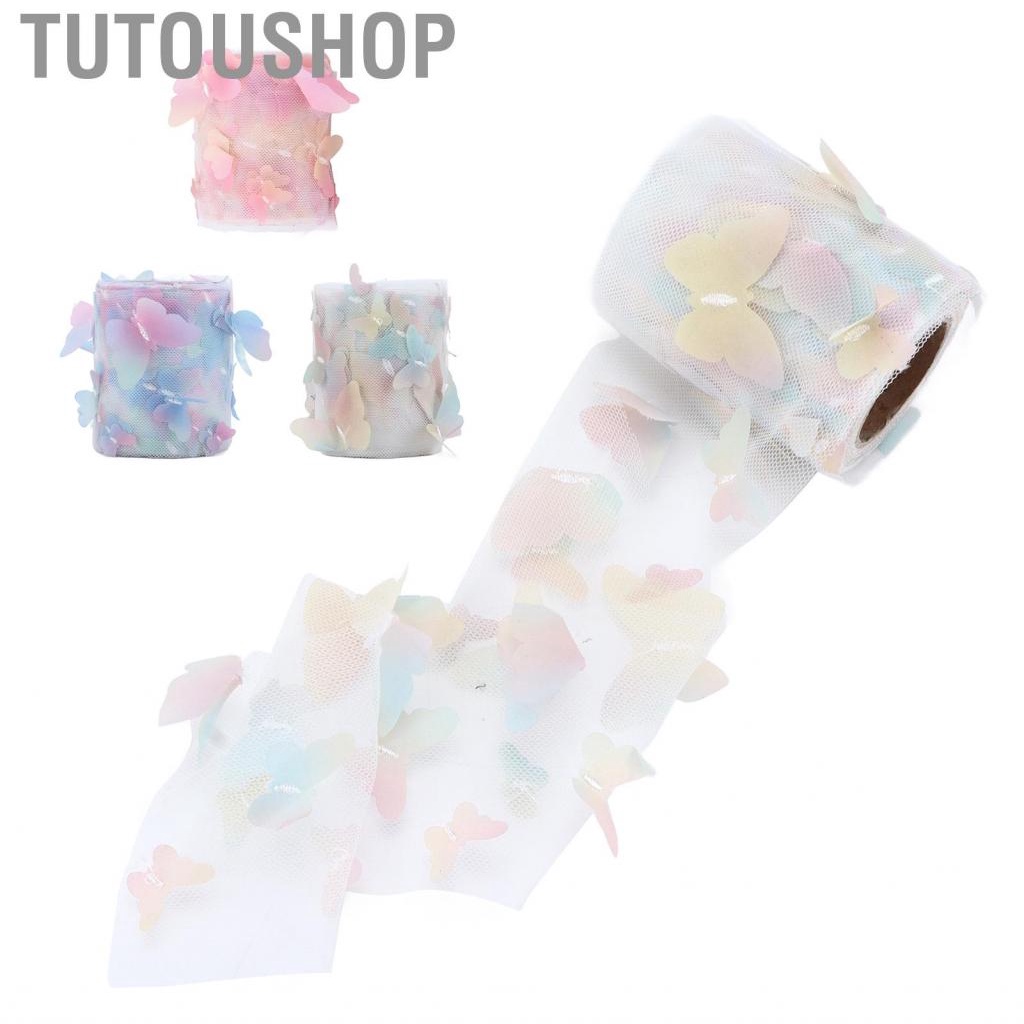 Tutoushop Tulle Ribbon Roll Material for Anniversary Weddings Christmas