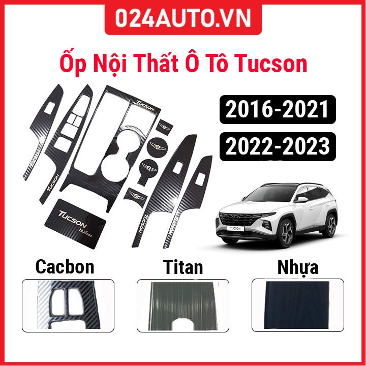 Ốp nội thất cho xe ô tô Hyundai Tucson 2016-2023 bảo vệ chống trầy xước và làm đẹp xe