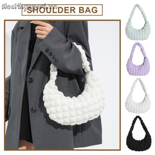 Túi tote Đeo Vai hobo Bong Bóng Xếp Ly Dễ Thương Cho Nữ