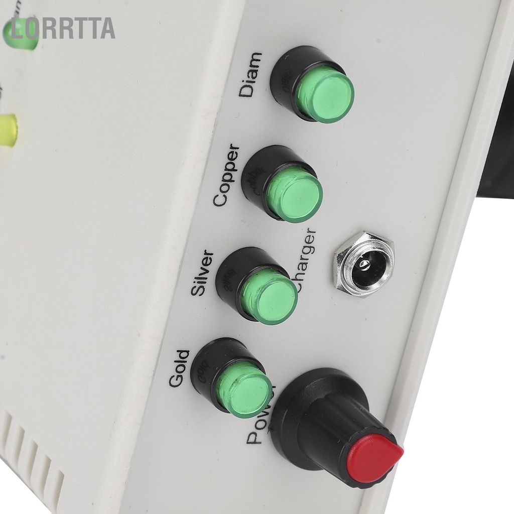 Lorrtta Máy dò kim loại dưới lòng đất 0‑1200m Công cụ tìm kiếm tầm xa cho đá quý vàng bạc đồng 100‑240V