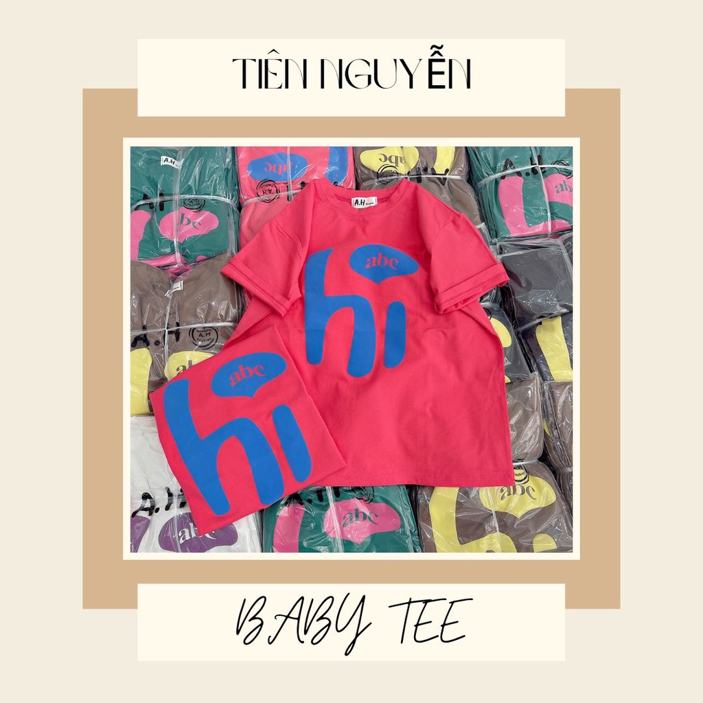 ÁO THUN PHOM BABY TEE BIG SIZE A48 BIG SIZE 55-90KG
