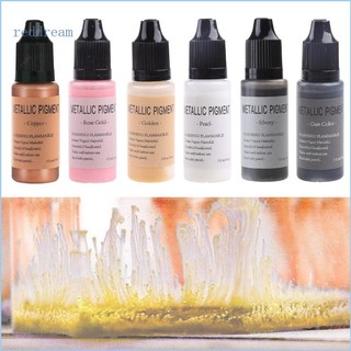 Màu vẽ resin epoxy resin cô đặc màu đỏ 6 màu màu sắc
