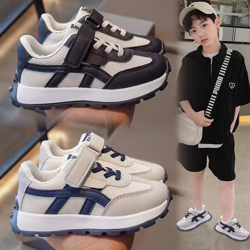 Giày Thể Thao Lưới Thoáng Khí Thời Trang Mới Cho Bé Trai