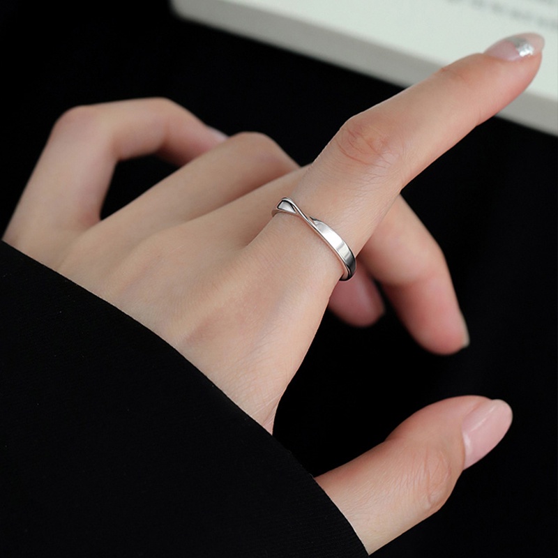 Mới Nhẫn Cặp Mạ Bạc Thời Trang Cá Tính diy Cho Cặp Đôi