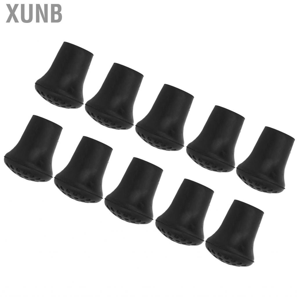 Xunb Rubber  Tip Type Sturdy Skidproof Cane Feet 0.7in