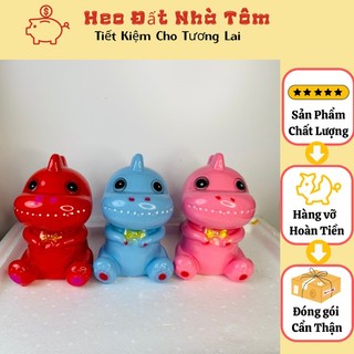 Heo đất,lợn đất tiết kiệm khủng long cute / Heo đất nhà Tôm