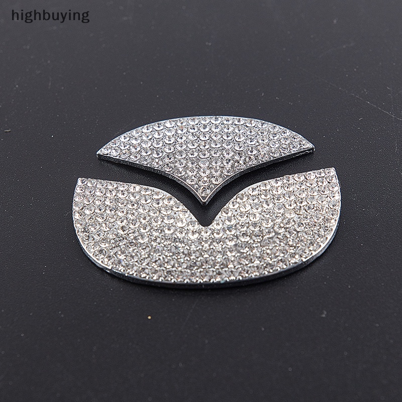 Logo Đính Đá Cao Cấp Trang Trí Vô Lăng Xe Hơi mazda 2 3 5 6 axela Mới
