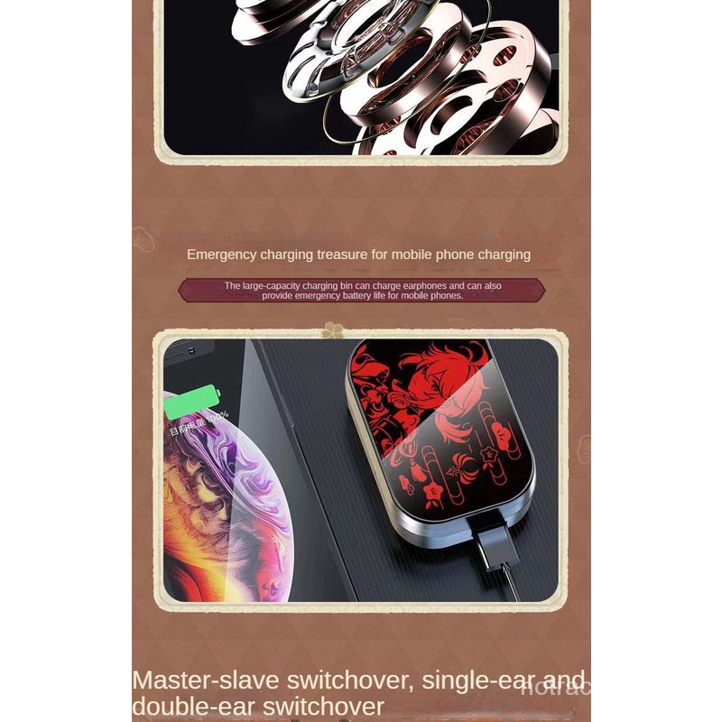 ★Genshin Impact★Kokomi Tai Nghe Nhét Tai Không Dây bluetooth Chơi game merchandise co-Brand