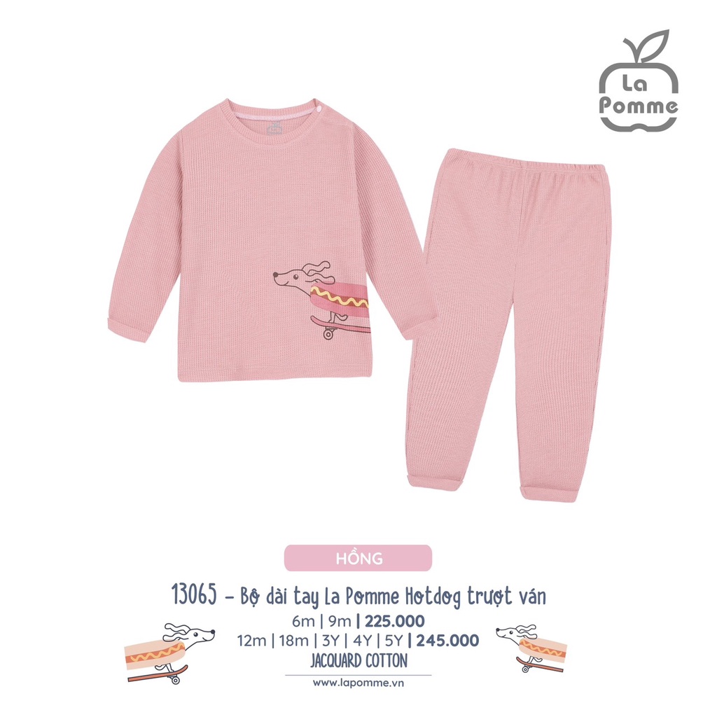 La pomme Bộ quần áo thu đông cho bé trai bé gái 13017,13034,13061,13065