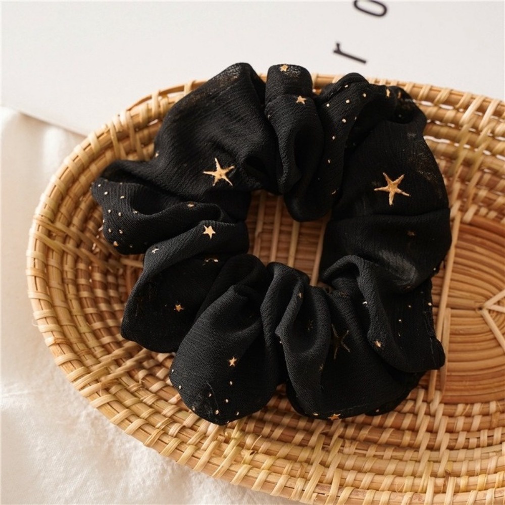 Dây Cột Tóc Vải chiffon Co Giãn Hình Ngôi Sao Năm Cánh Thời Trang Gợi Cảm Cho Nữ