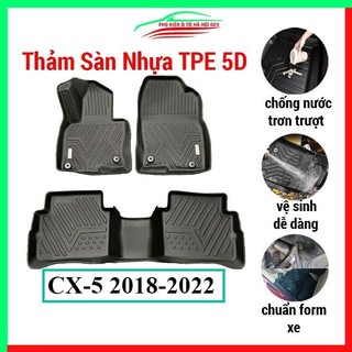 Thảm sàn nhựa tpe 5d đúc nguyên khối - mazda cx5 cx-5 2018-2022