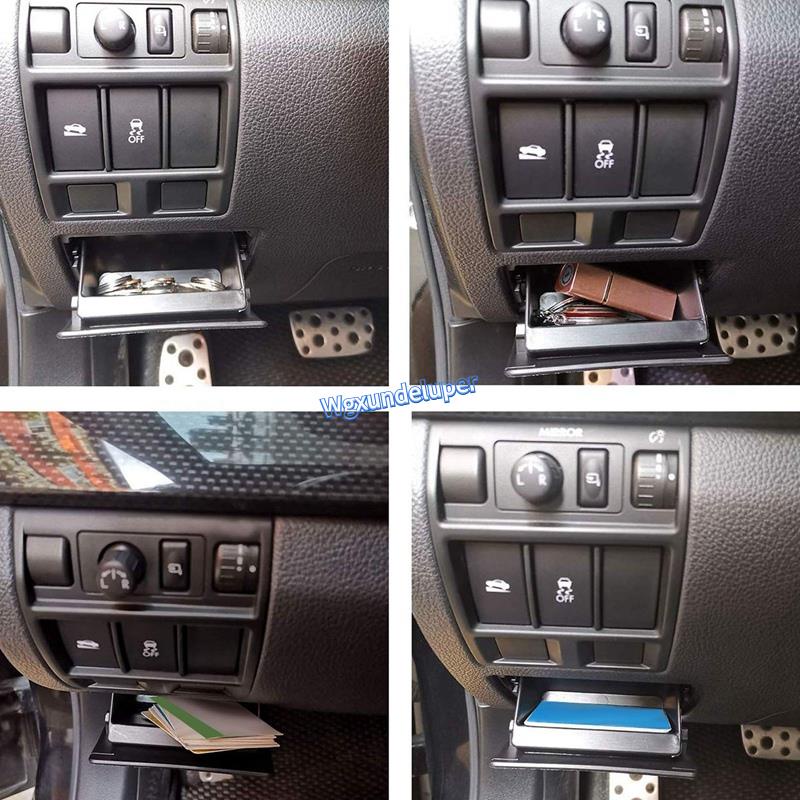 Khay Đựng Tiền Xu Bằng abs Màu Đen Cho subaru xv crosstrek forester outback legacy impreza wrx sti