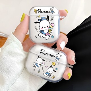 Ốp case Airpods pro pochacco vỏ ốp airpods case airpods ốp airpods 1 2 3 i12 silicon trong suốt