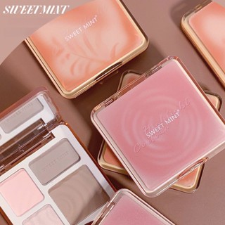  SWEET MINT Bảng phấn tạo khối có độ bóng cao tinh tế và lâu trôi không thấm nước và mồ hôi 