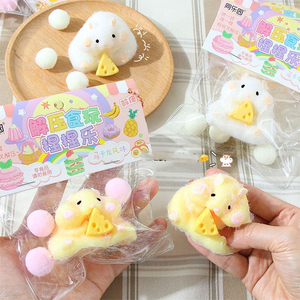Skjk Đồ Chơi Nhấn Giảm Căng Thẳng Hình Chuột hamster 3d Bằng Silicon Mềm