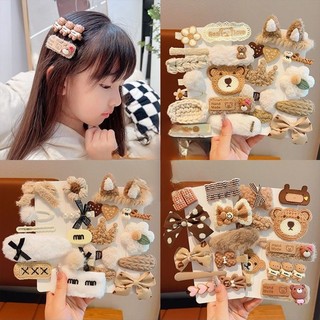 Set 10 Kẹp Tóc Nơ Dễ Thương Cho Bé Gái