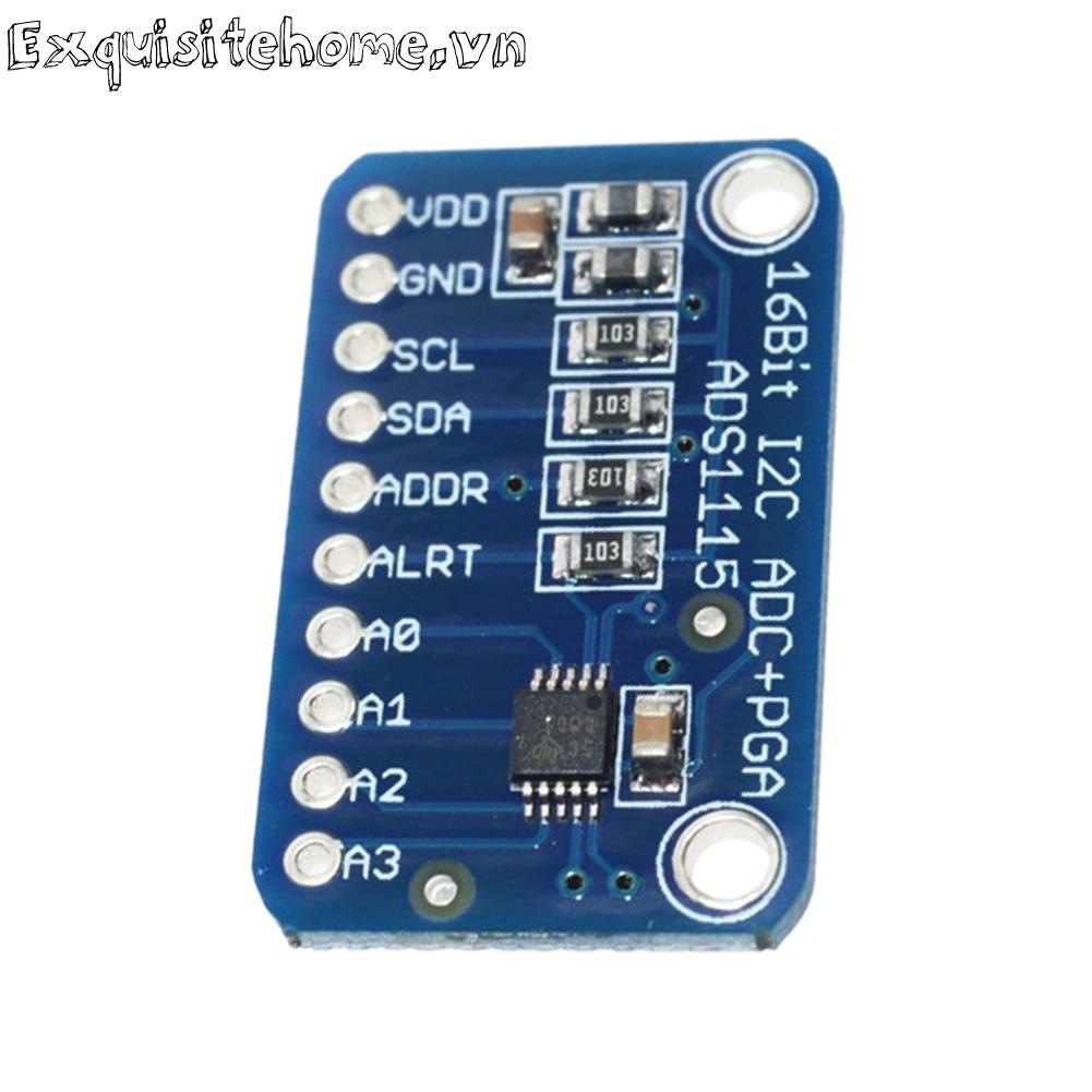 Bảng Mạch Phát Triển ads1115 16 bit adc 4 Kênh Kèm Bộ Khuếch Đại Lập Trình