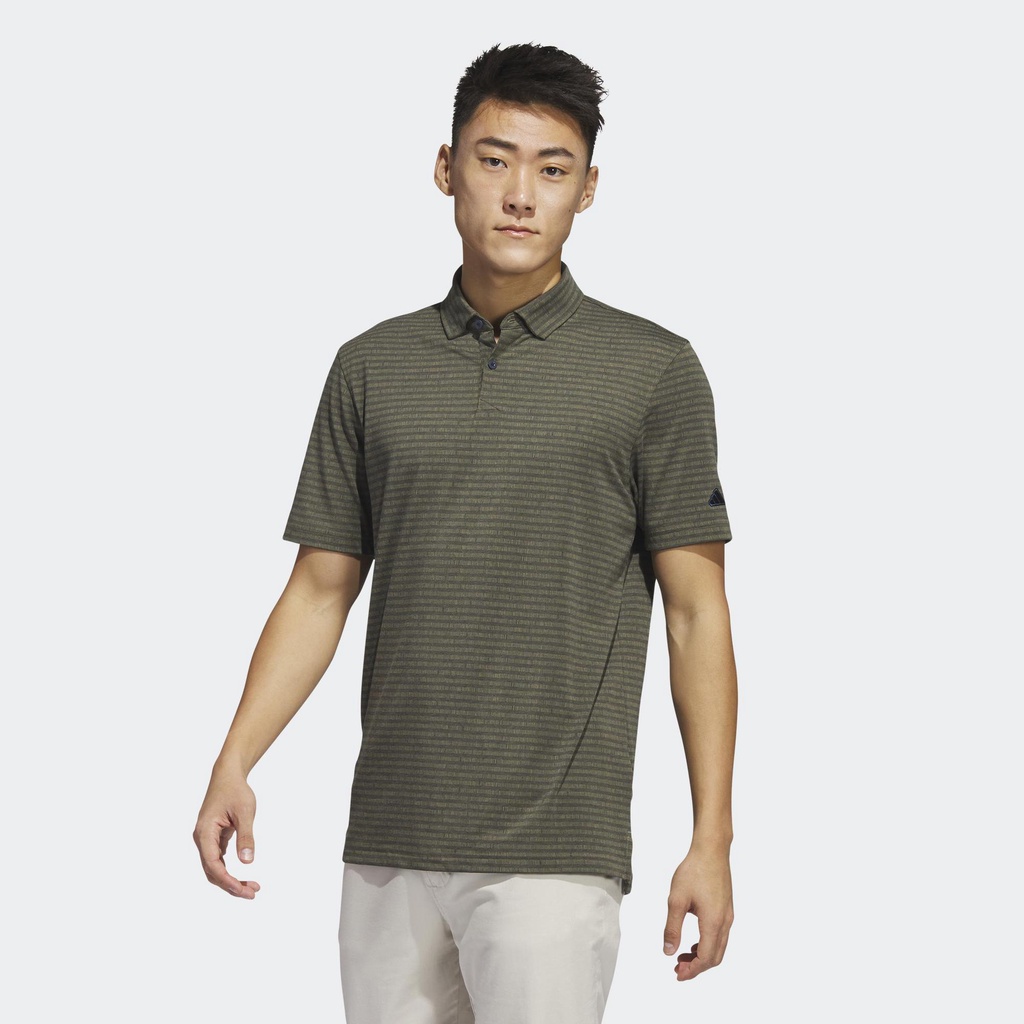 Adidas Đánh gôn Áo Polo Golf Kẻ Sọc Go-To Nam Màu xanh da trời HR7974