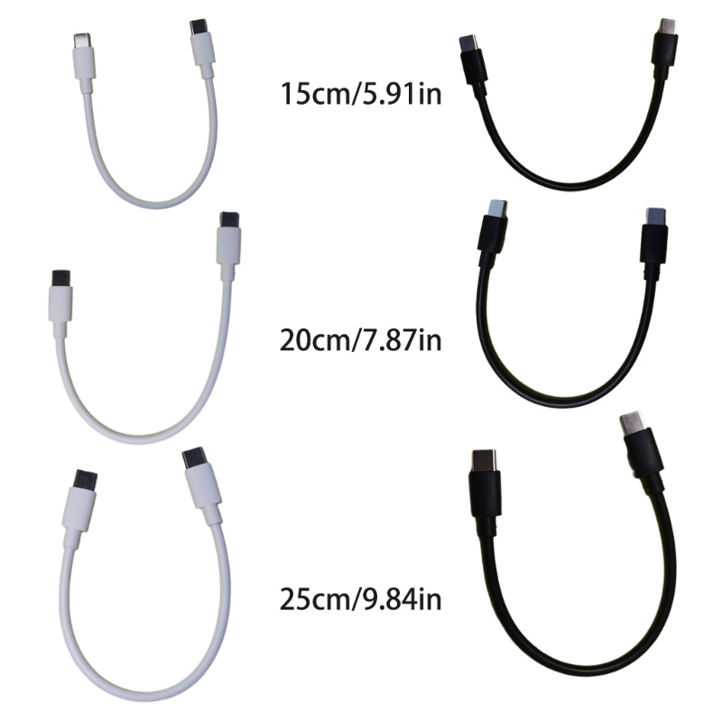 Dây Cáp Sạc Nhanh usb c 60w 2 Trong 1 Cho Xe Hơi Điện Thoại
