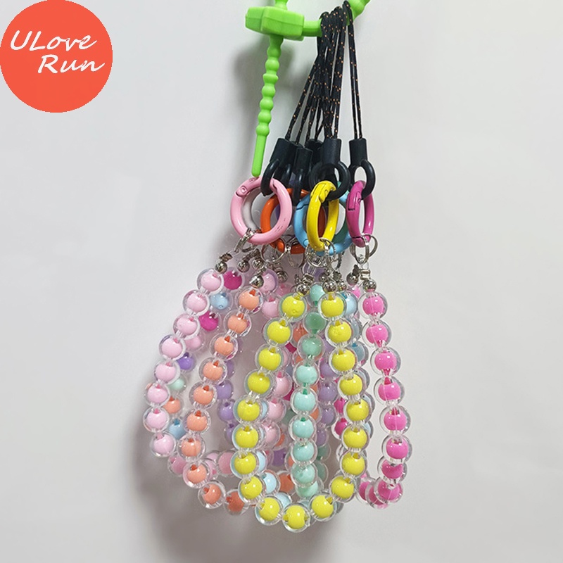 Uloverun Vòng Tay Chuỗi Hạt Gắn Điện Thoại Chống Rơi Hình Hoa Hướng Dương Dễ Thương Thời Trang Cho Nữ vn