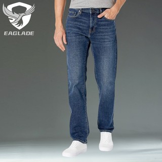Quần Jean denim Dài Ống Đứng Màu Xanh Dương 807 Thời Trang Cho Nam