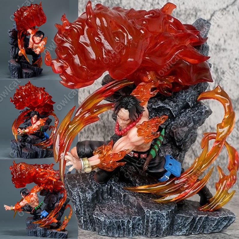 Mô Hình Nhân Vật One Piece Fire Fist Ace  17cm Big Size GK Figure Portgas D. Ace Dai Enkai: Entei Whitebeard 2st Division Commander PVC OnePiece Packed in Box Model