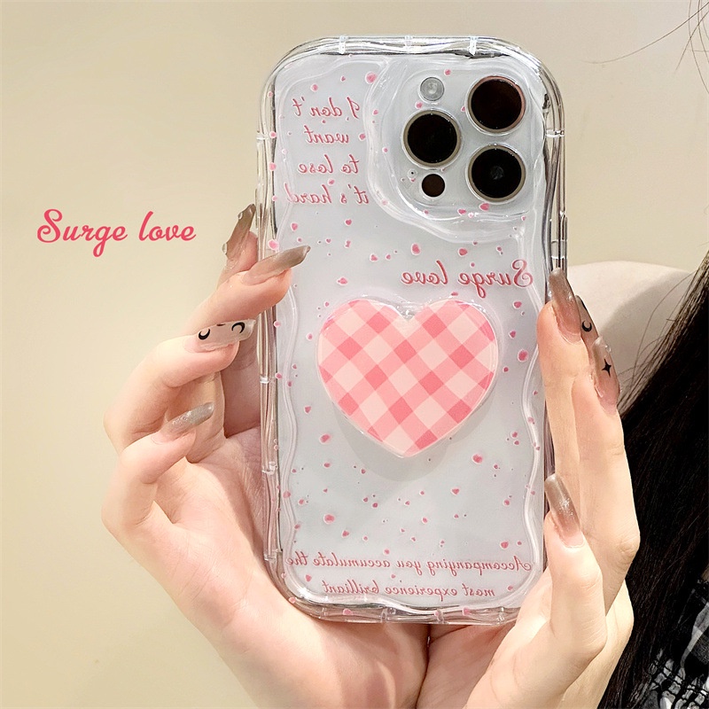 Ốp lưng Vivo V29e V29 V27e V25 V25e V23 V23e V21 V21e V20 V15 V9 Youth S1 Pro flower Love bracket transparent Wave edge soft phone case