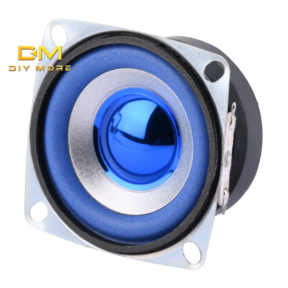 DIYMORE Loa Tự Lắp Ráp Hình Vuông Màu Xanh Dương 2-inch 5w 4ohm 52mm 5w 3r 5w