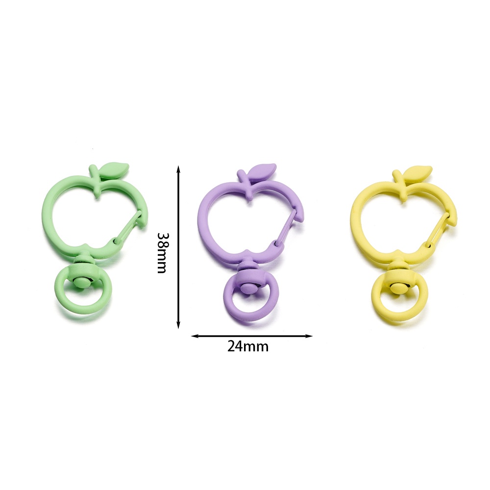 St.kunkka Set 5 Móc Chìa Khóa Bằng Hợp Kim Kẽm Màu Kẹo diy