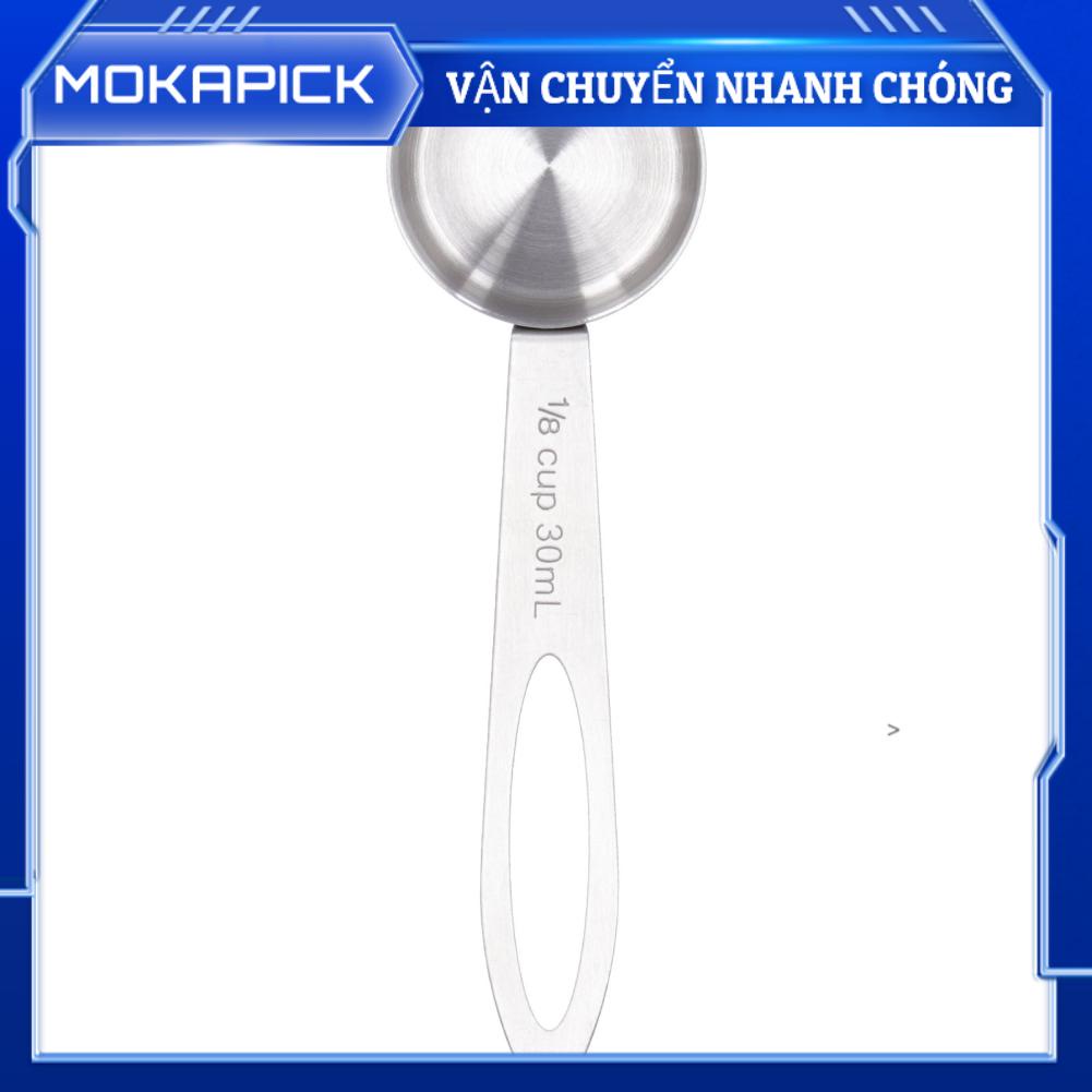 Mokapick 30Ml Thìa Cà Phê Bằng Thép Không Gỉ Tay Cầm Dài Sữa Đậu Muỗng Đo Lường