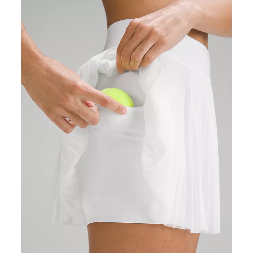 Chân váy tennis Lulu Mesh Pleats Mid-Rise Mini Tennis Skirt