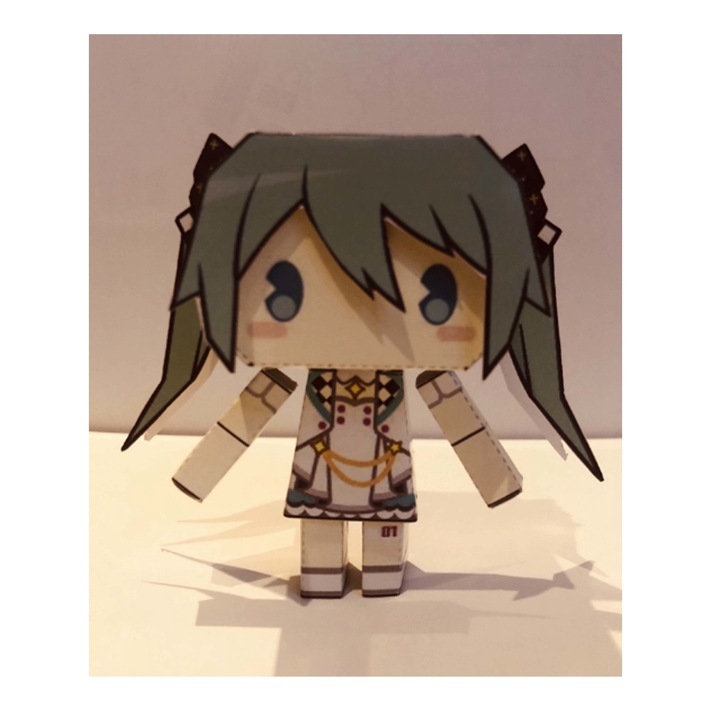 Giấy Lắp Ráp Kế Hoạch Thế Giới hatsune miku cos Đậu Hũ pjsk tofu man shiraishi apricot Đầy Màu Sắc