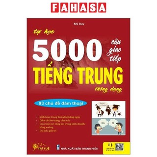 Sách tự học 5000 câu giao tiếp tiếng trung thông dụng