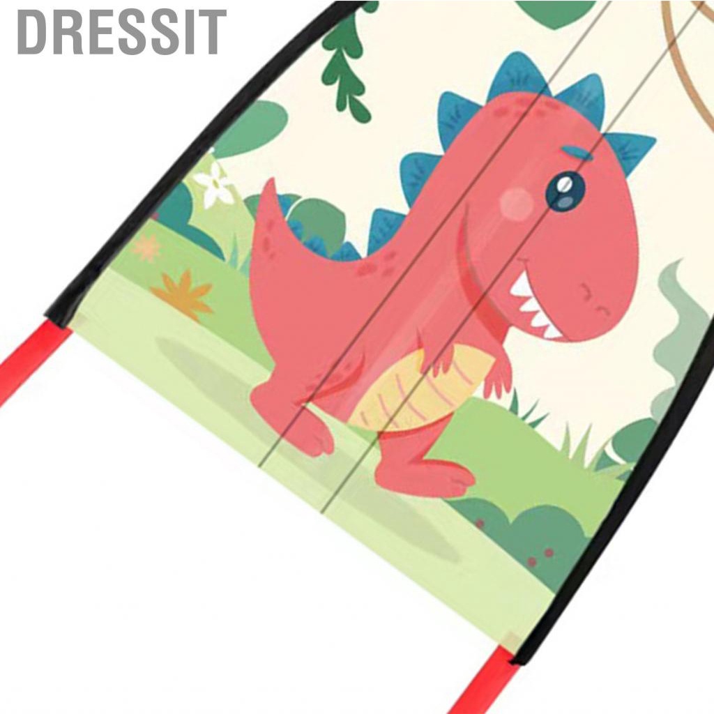 Dressit Children Thumb Ejection Kite Cartoon Animals Small Launcher Funny Outdoor Sports Games Toy for Kids Birthday Gifts