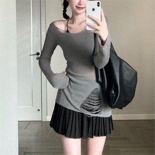 áo dài tay croptop   Nóng bỏng    áo dài tay    Kiểu dáng mỏng  áo crop top