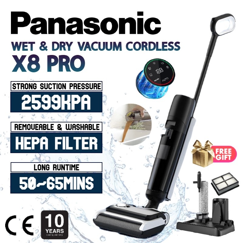 Máy Hút Bụi Khô & Ướt X8 PRO / X7 ULTRA | Cây Lau Nhà Thông Minh Diệt Khuẩn 99.9% | hàng sẵn có Máy Hút Bụi Lau Nhà Cầm