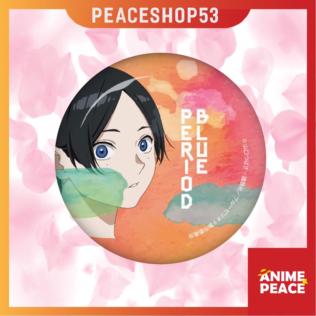 Huy hiệu Blue Period Lấp Lánh Huy Hiệu Anime Blue Period Phụ Kiện Anime Manga Ver 3 HH50