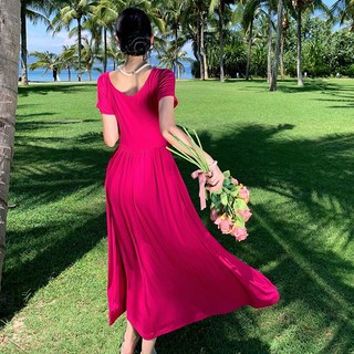 Đầm Nữ Cổ Chữ V Nhấn Eo Thanh Lịch