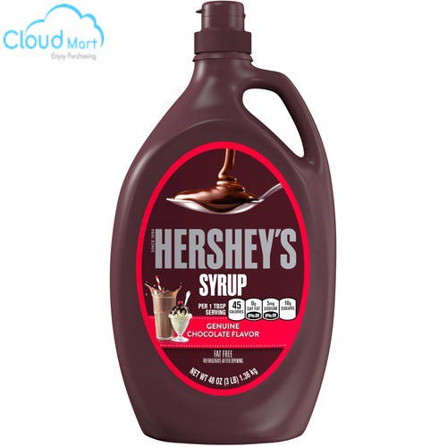 Sốt Sô-cô-la Hershey's / Sauce Hershey's Chocolate 1,36kg - Nguyên liệu pha chế CLOUD MART