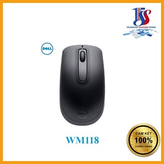 Chuột không dây Dell WM118 - Hàng chính hãng bảo hành 12 tháng