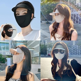 Khẩu Trang Chống Nắng Bằng Lụa Lạnh Mỏng Thoáng Khí Chống Bụi Chống Tia UV Bảo Vệ Toàn Diện