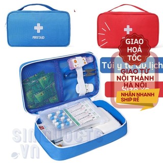 [Size to] Túi y tế đựng thuốc đi du lịch nhiều ngăn đa năng