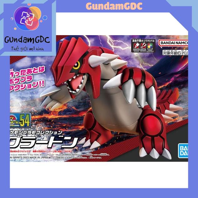 Mô Hình Lắp Ráp Pokemon PLAMO COLLECTION 54 SELECT SERIES Groudon Bandai 4573102657275