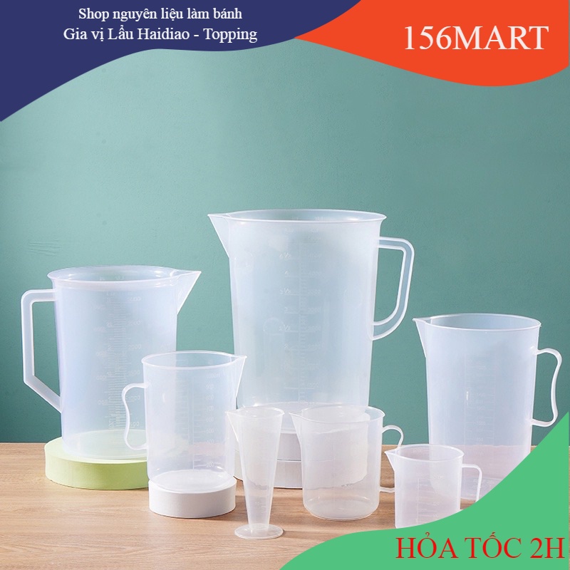Ca Đong Thể Tích Bằng Nhựa (100ml-1lít)