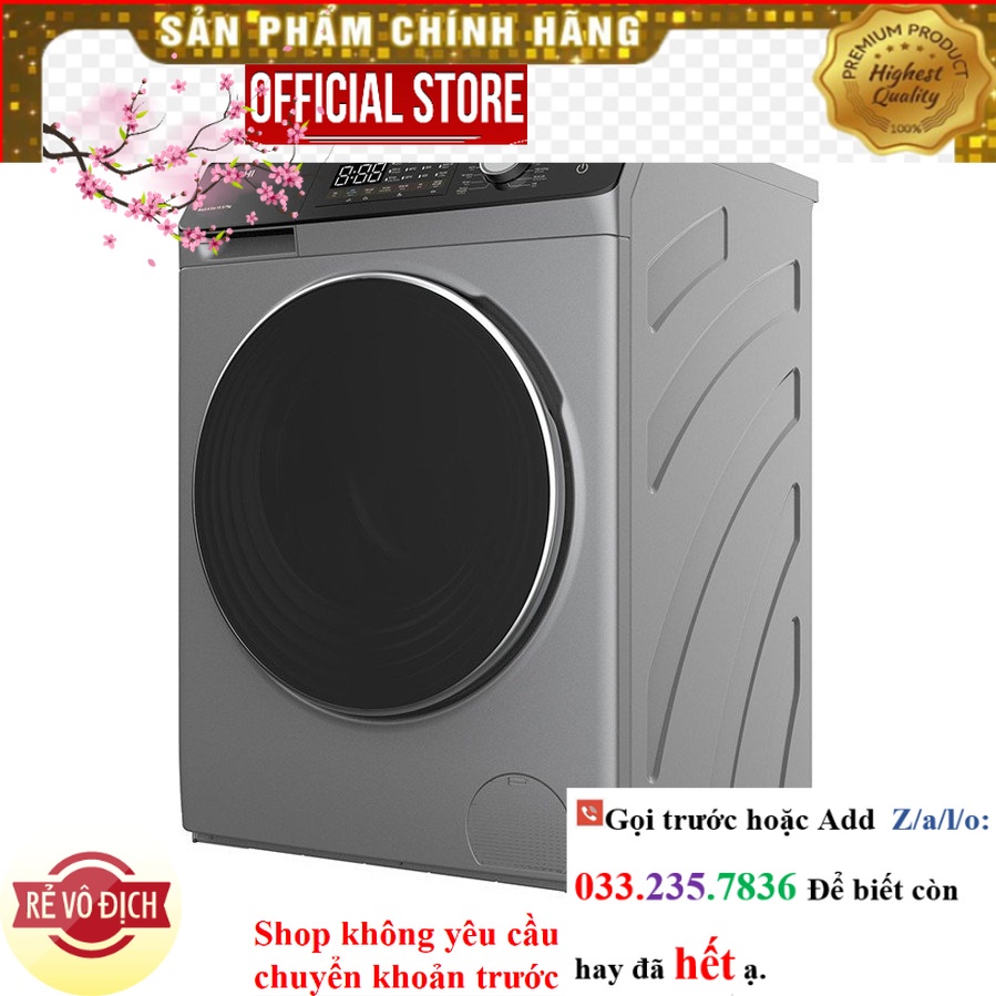 {New} BD-D1054HVOS - Máy Giặt Sấy Hitachi BD-D1054HVOS 10.5 kg Inverter - GIặt 10KG - Sấy 7KG